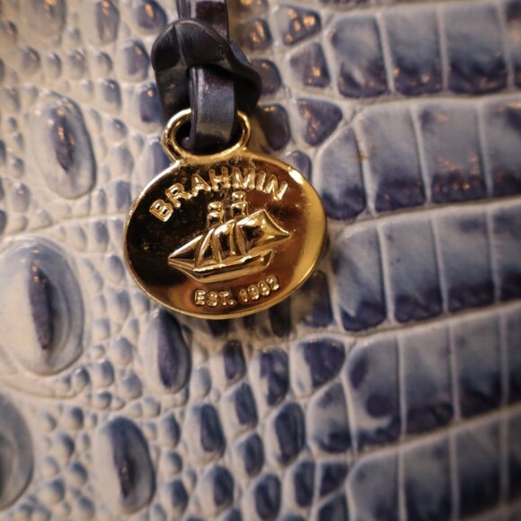 Brahmin Coastal Large Duxbury Satchel with shoulder strap - Picture 10 of 15